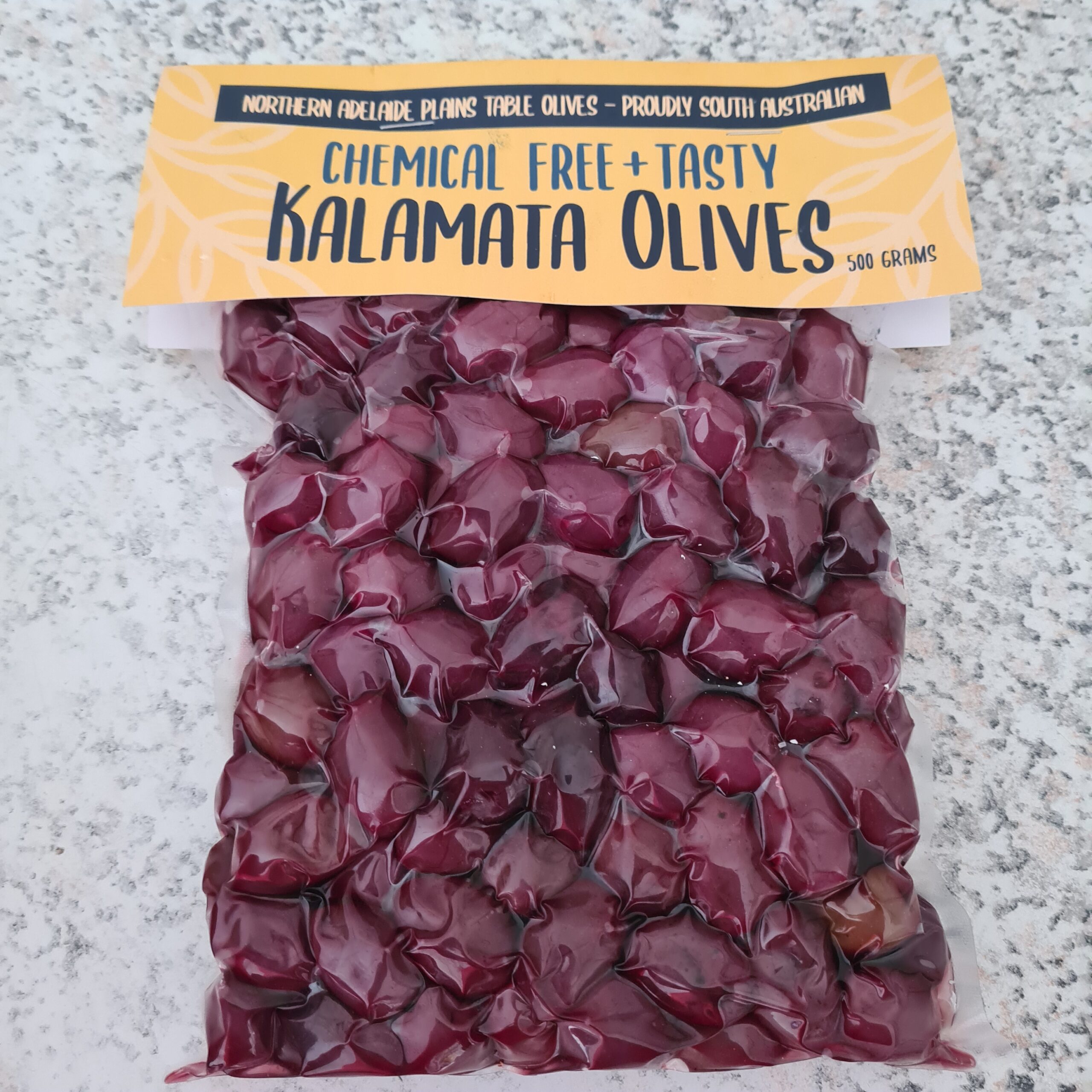 Buy Kalamata Olives Australian Pre Packed 500 gram packet Online